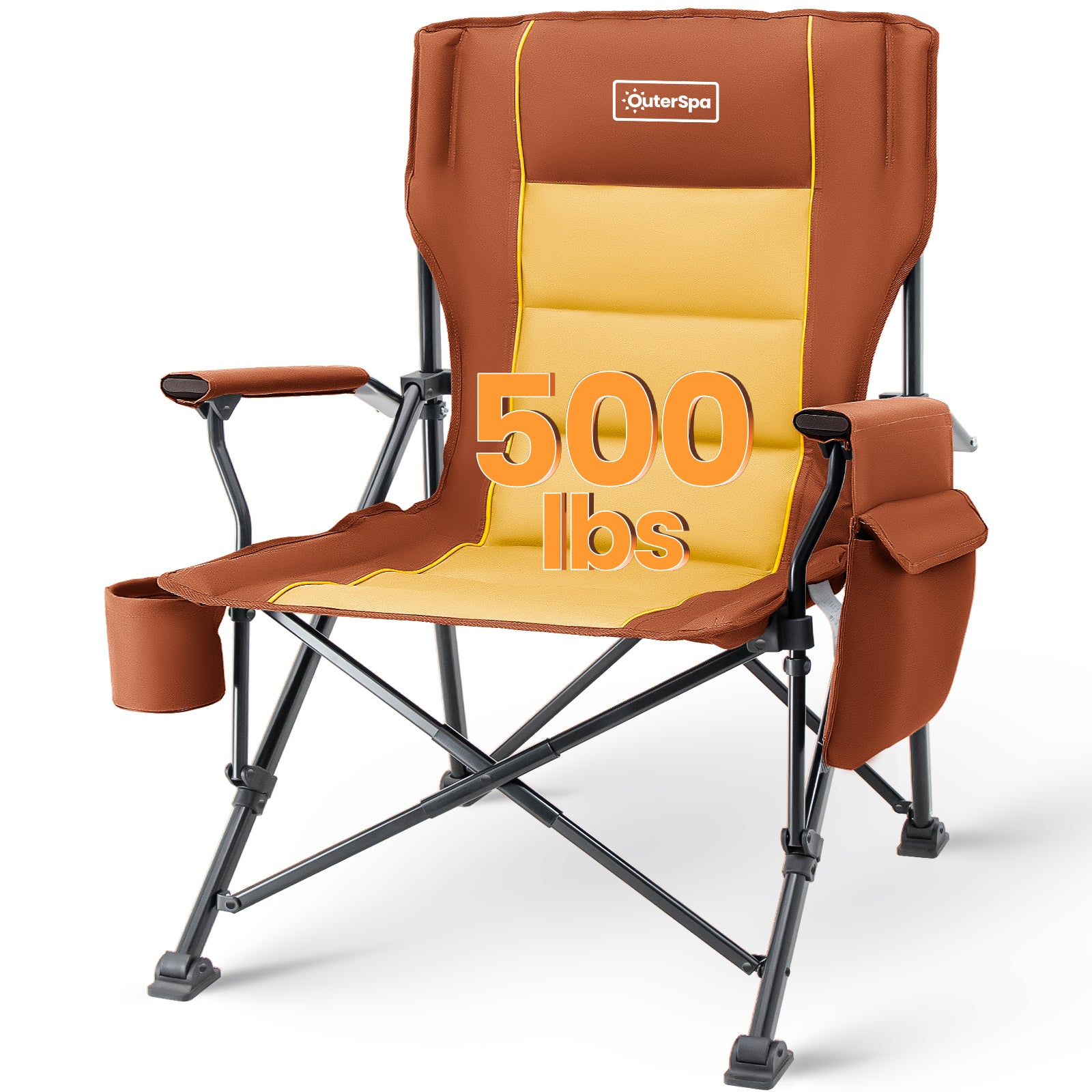 OuterSpa Oversized Foldable Chairs, Support up to 500LBS