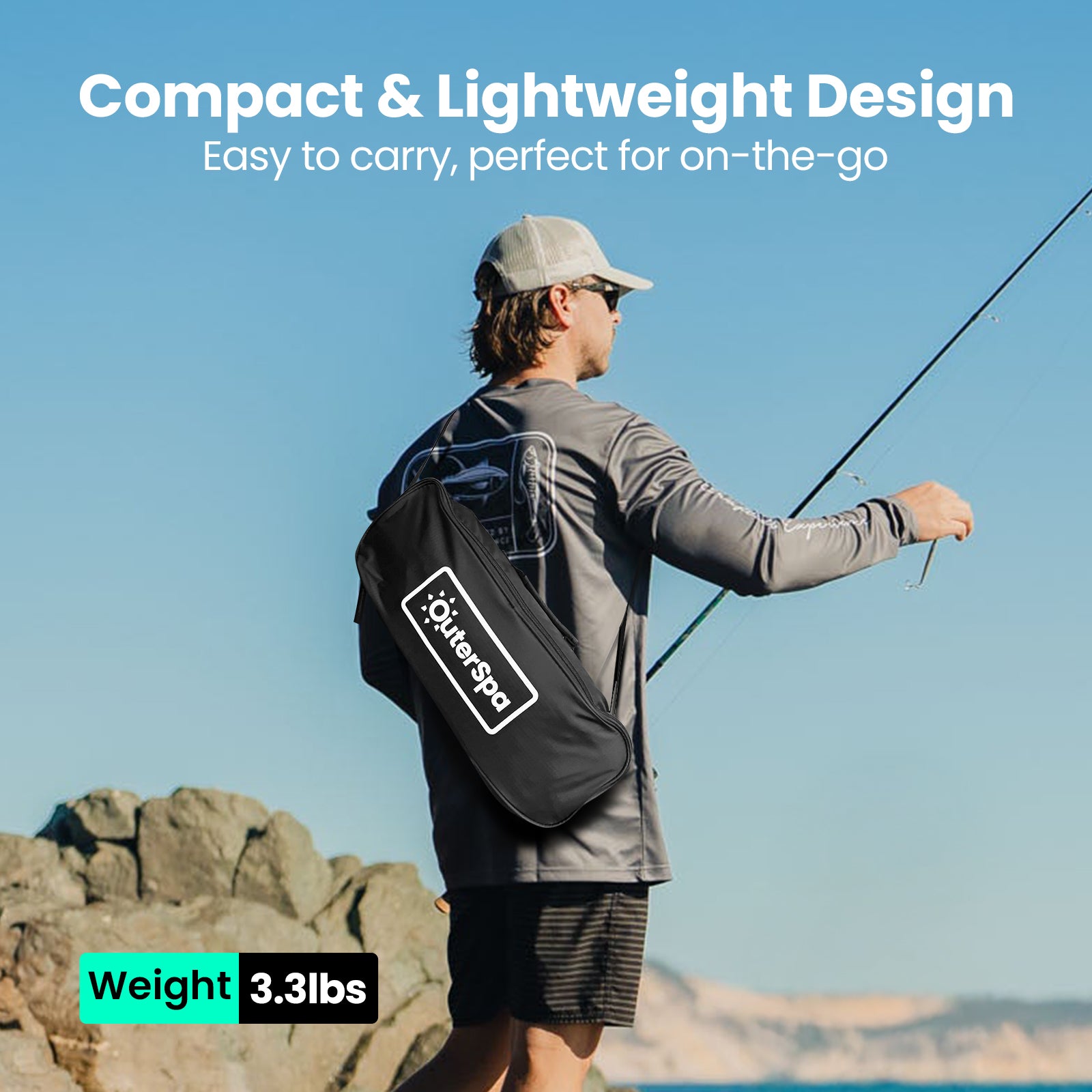OuterSpa Ultralight Lounge Camping Chair