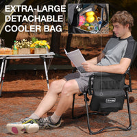 OuterSpa Directors Camping Chair, Support 400 lbs