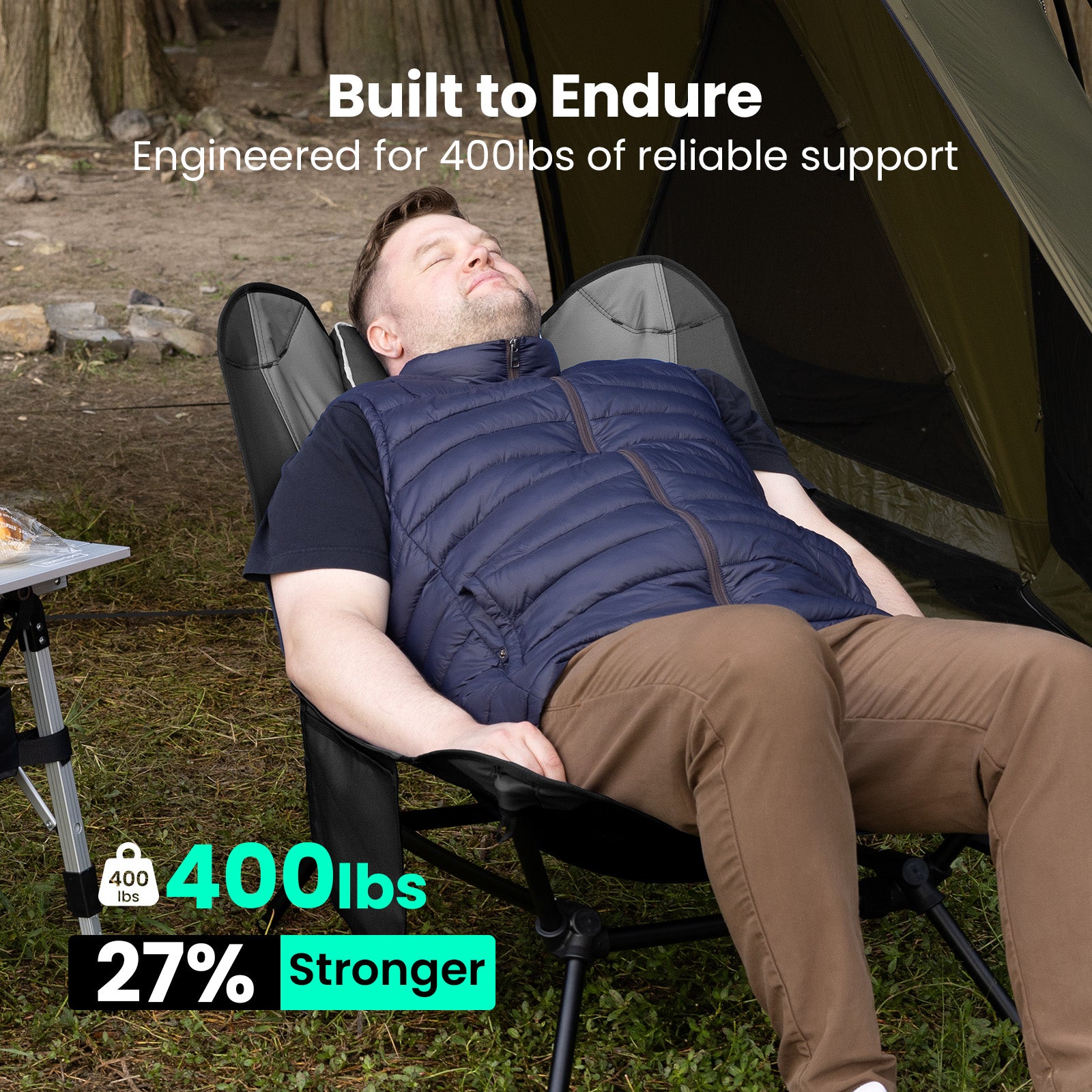 OuterSpa Reclining Camping Chair
