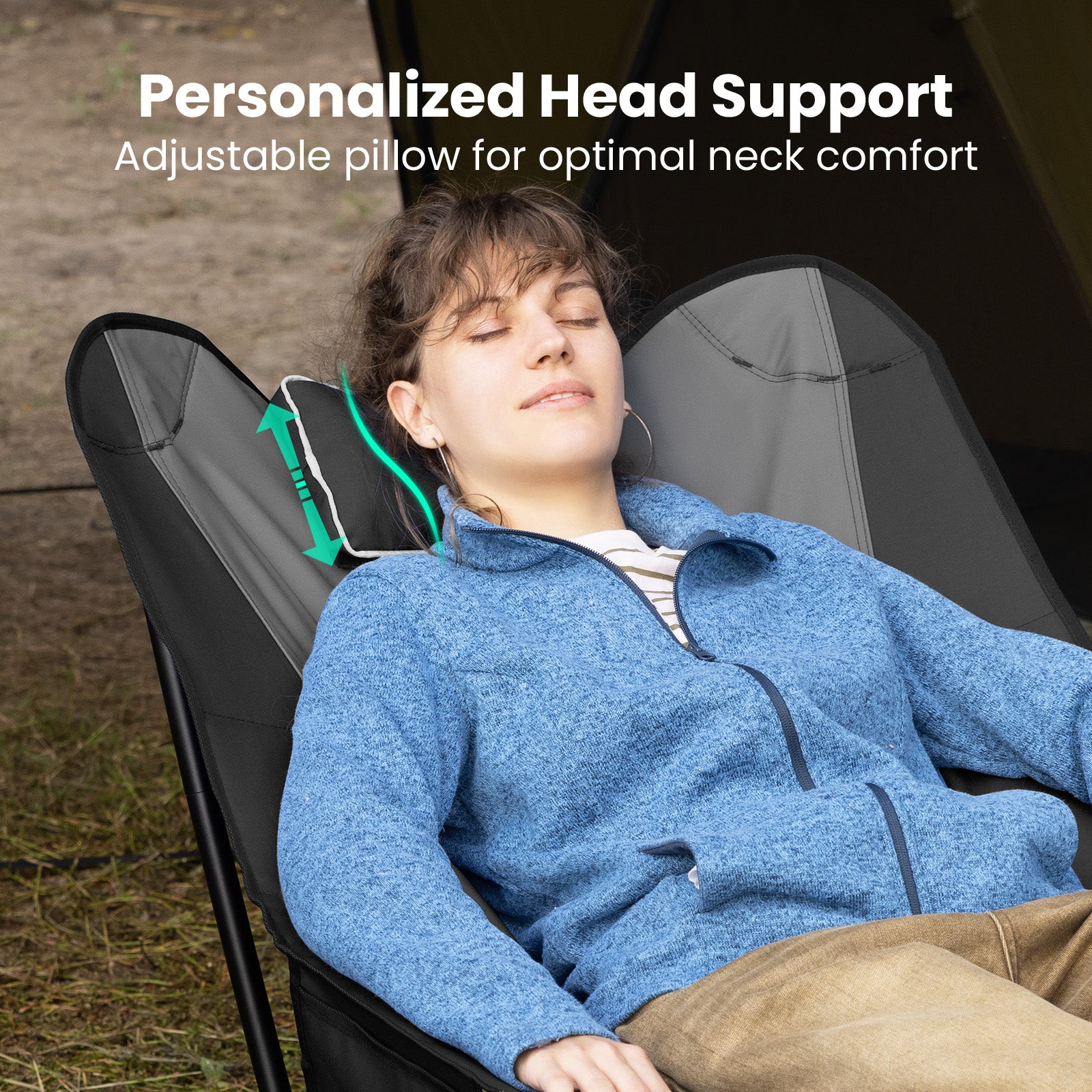 OuterSpa Reclining Camping Chair