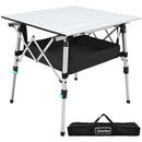 OuterSpa Portable Camping Table, Square 28"*28"