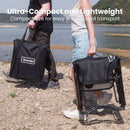 OuterSpa Directors Camping Chair, Support 400 lbs