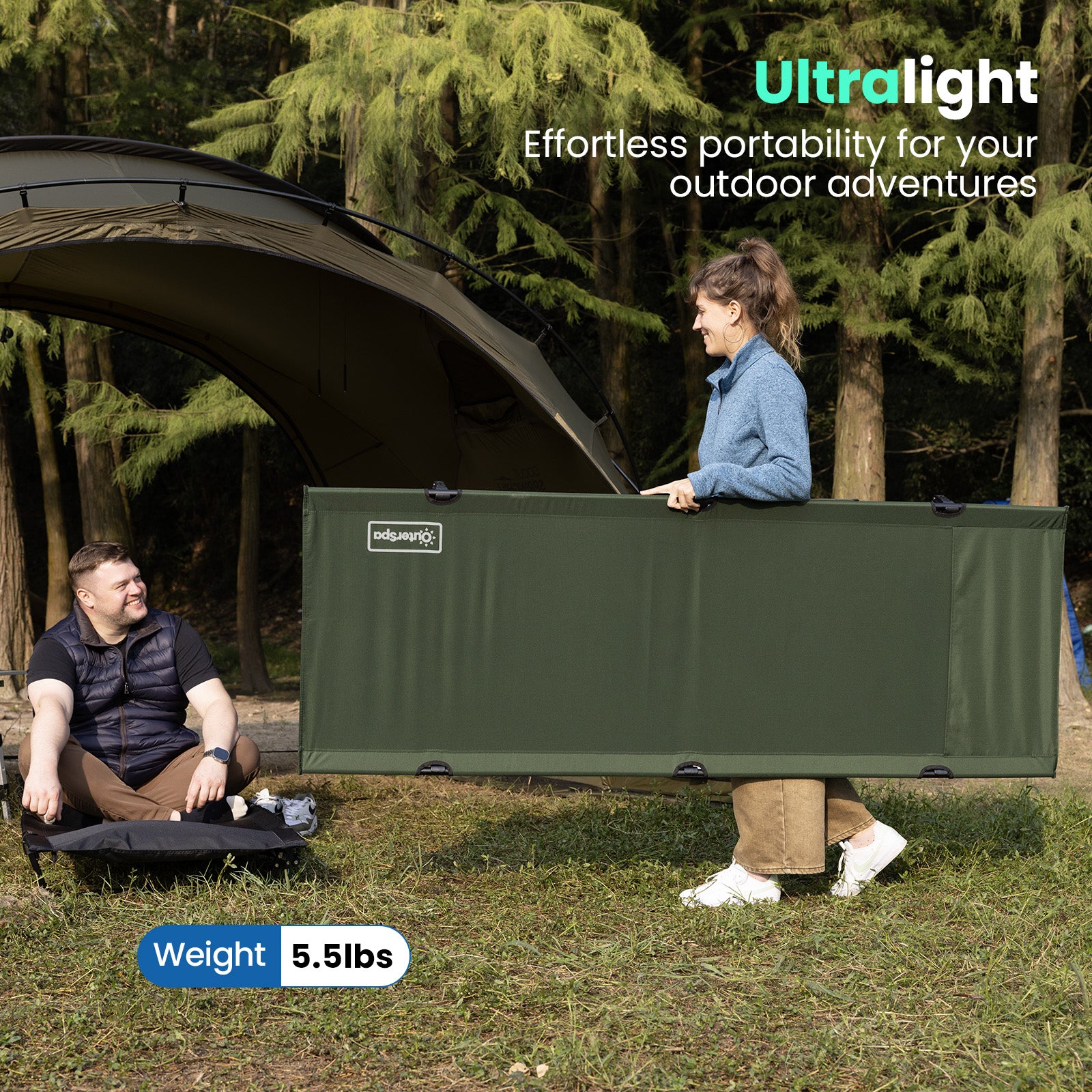 OuterSpa Ultralight Camping Cot