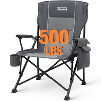 OuterSpa Oversized Foldable Chairs, Support up to 500LBS